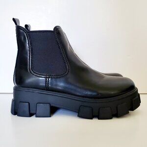 CIRCUS NY by Sam Edelman Women's Size 9.5 Darielle Pull-on Ankle Boots Chunky